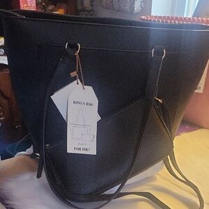 Black Women's Tote Bag